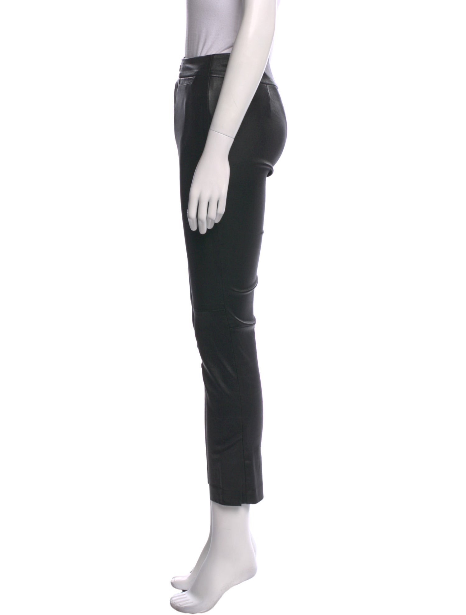 Isabel Marant Leather Straight Leg Pants