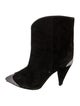 Isabel Marant Suede Crystal Embellishments Boots