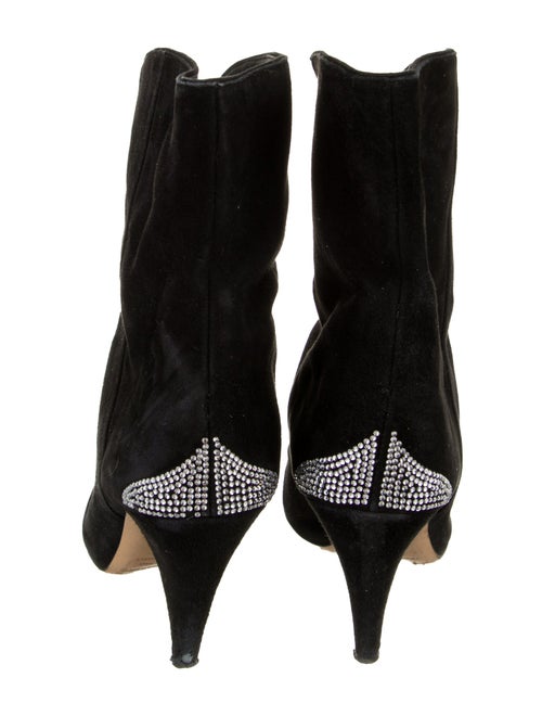 Isabel Marant Suede Crystal Embellishments Boots