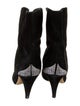 Isabel Marant Suede Crystal Embellishments Boots