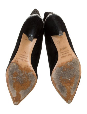 Isabel Marant Suede Crystal Embellishments Boots