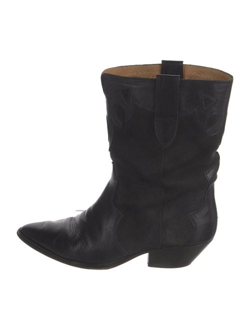 Isabel Marant Leather Western Boots