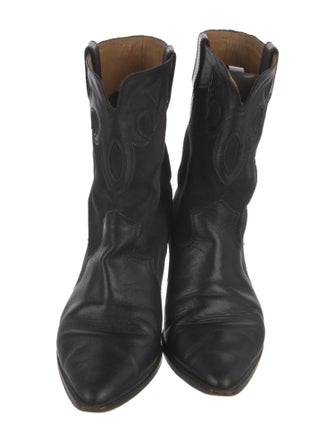 Isabel Marant Leather Western Boots