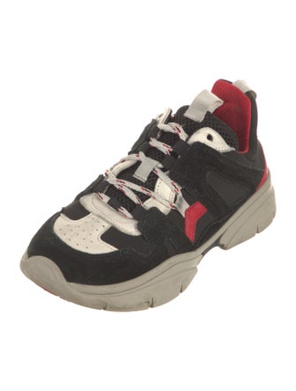 Isabel Marant Suede Printed Chunky Sneakers