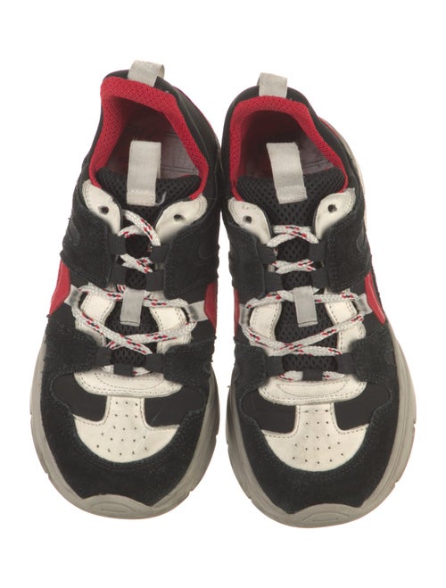 Isabel Marant Suede Printed Chunky Sneakers