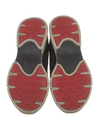 Isabel Marant Suede Printed Chunky Sneakers