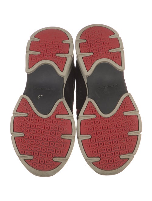 Isabel Marant Suede Printed Chunky Sneakers
