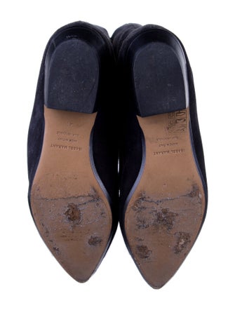 Isabel Marant Suede Whipstitch Trim Boots