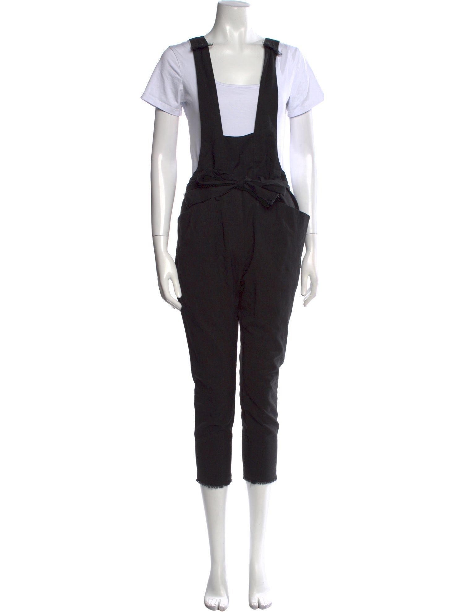 Isabel Marant Linen Square Neckline Jumpsuit