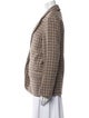 Étoile Isabel Marant Virgin Wool Houndstooth Print Coat