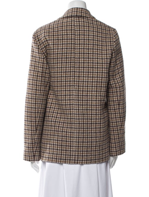 Étoile Isabel Marant Virgin Wool Houndstooth Print Coat