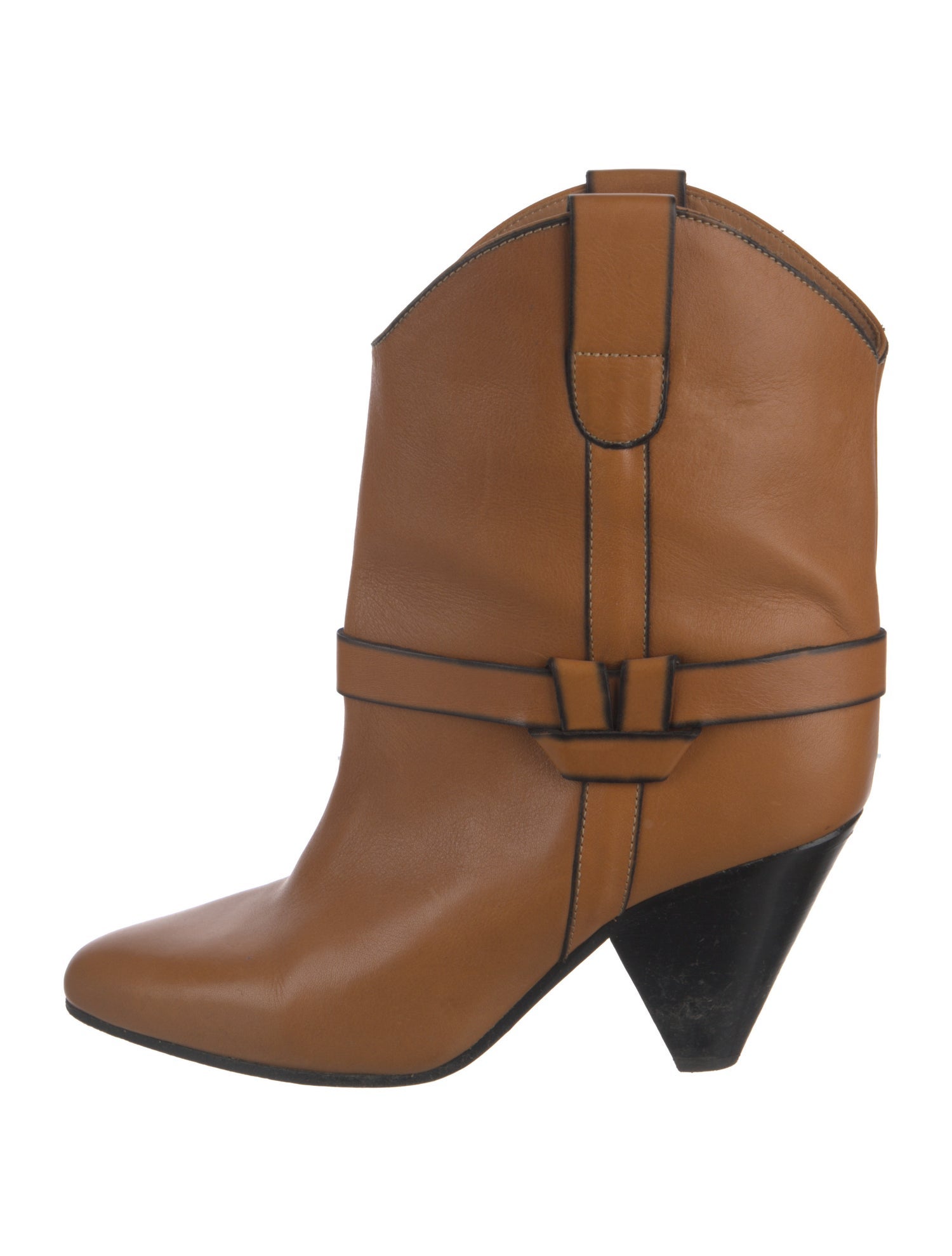 Isabel Marant Leather Western Boots