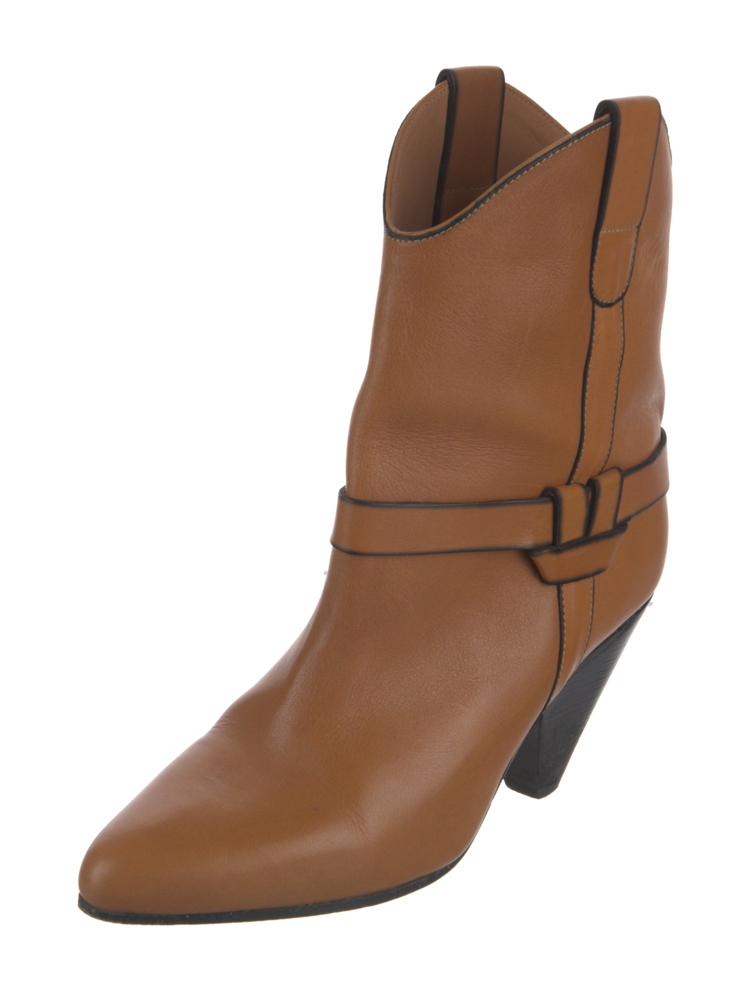 Isabel Marant Leather Western Boots