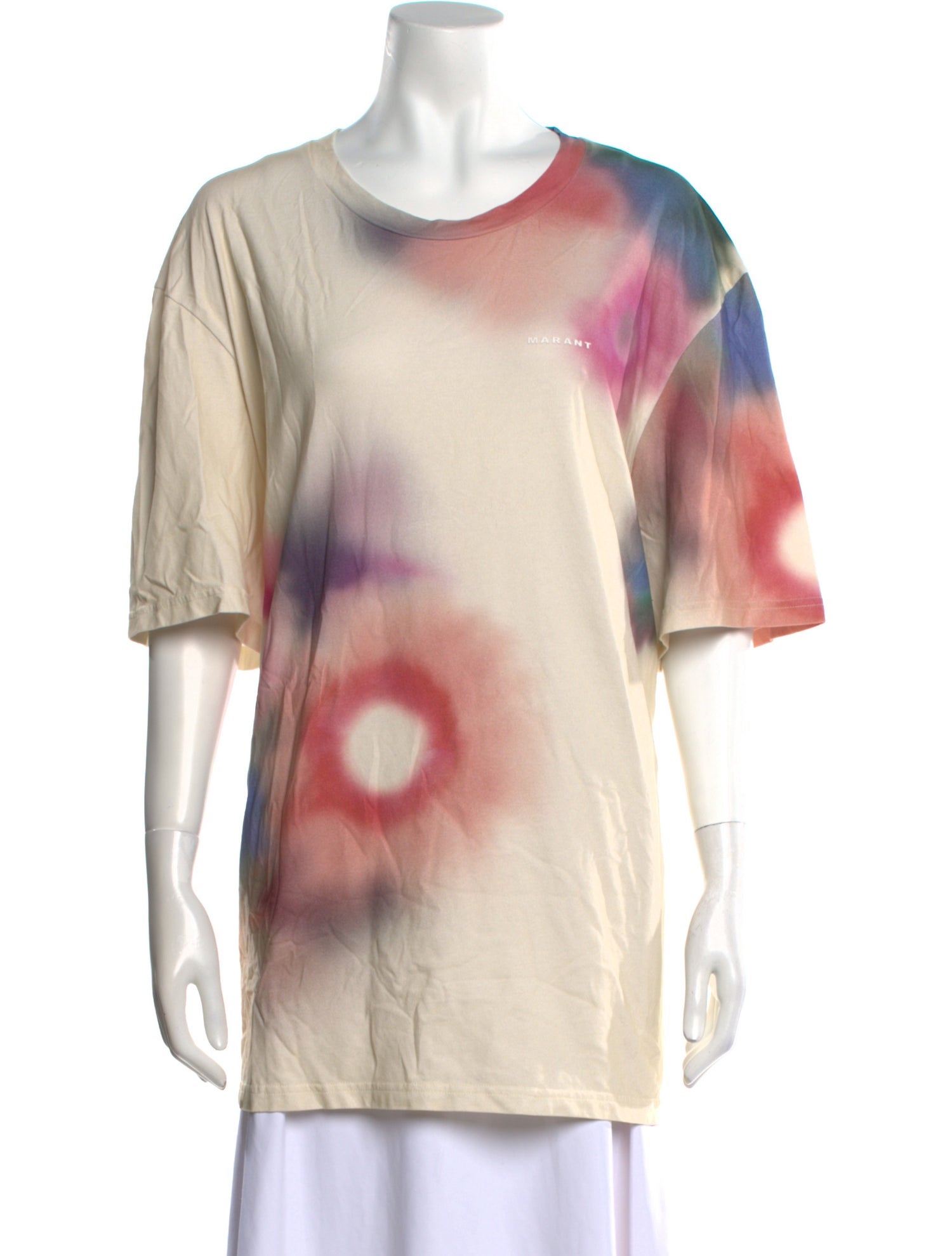 Isabel Marant Tie-Dye Print Scoop Neck T-Shirt w/ Tags