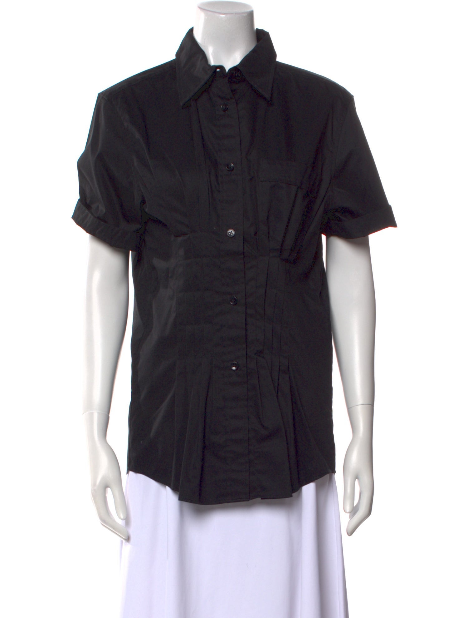 Isabel Marant Short Sleeve Button-Up Top