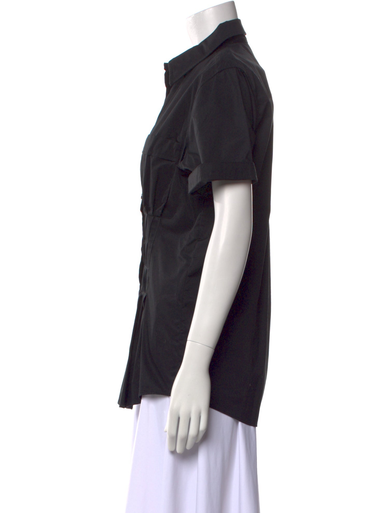 Isabel Marant Short Sleeve Button-Up Top