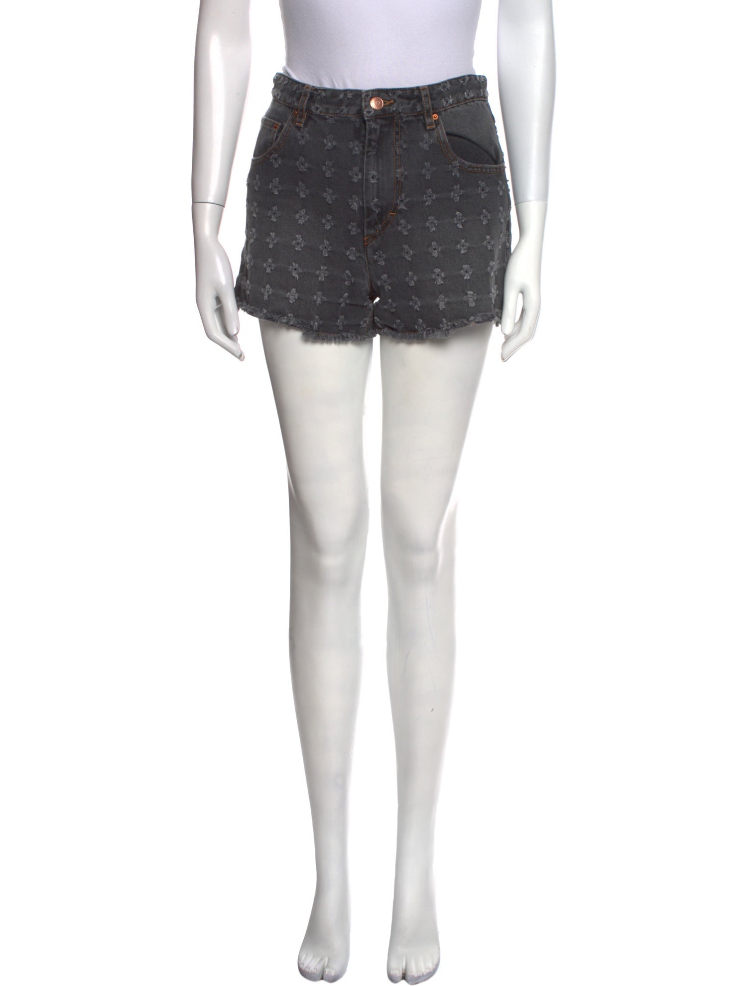 Isabel Marant Patterned Mini Shorts