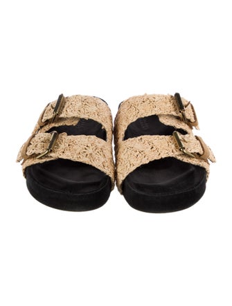Isabel Marant Raffia Slides