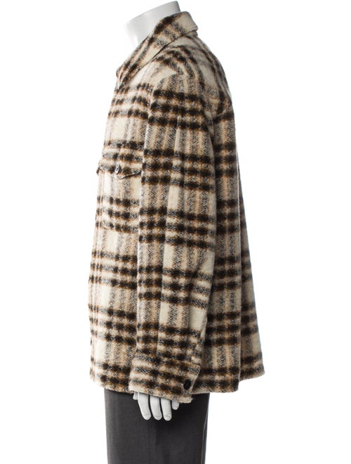 Isabel Marant Wool Plaid Print Jacket