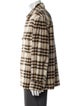 Isabel Marant Wool Plaid Print Jacket