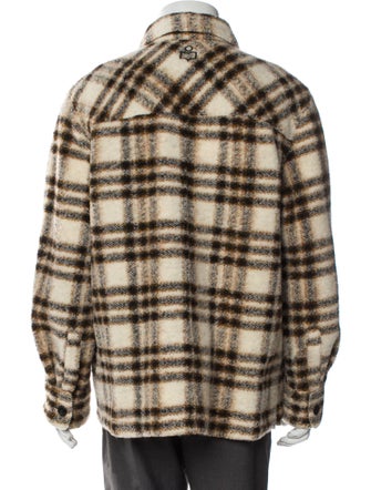 Isabel Marant Wool Plaid Print Jacket