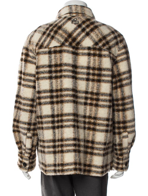 Isabel Marant Wool Plaid Print Jacket