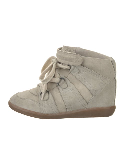 Isabel Marant Suede Wedge Sneakers