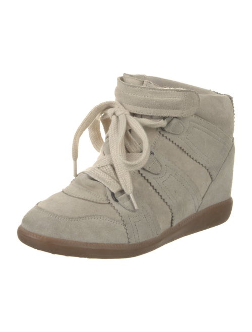 Isabel Marant Suede Wedge Sneakers