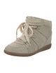 Isabel Marant Suede Wedge Sneakers