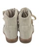 Isabel Marant Suede Wedge Sneakers