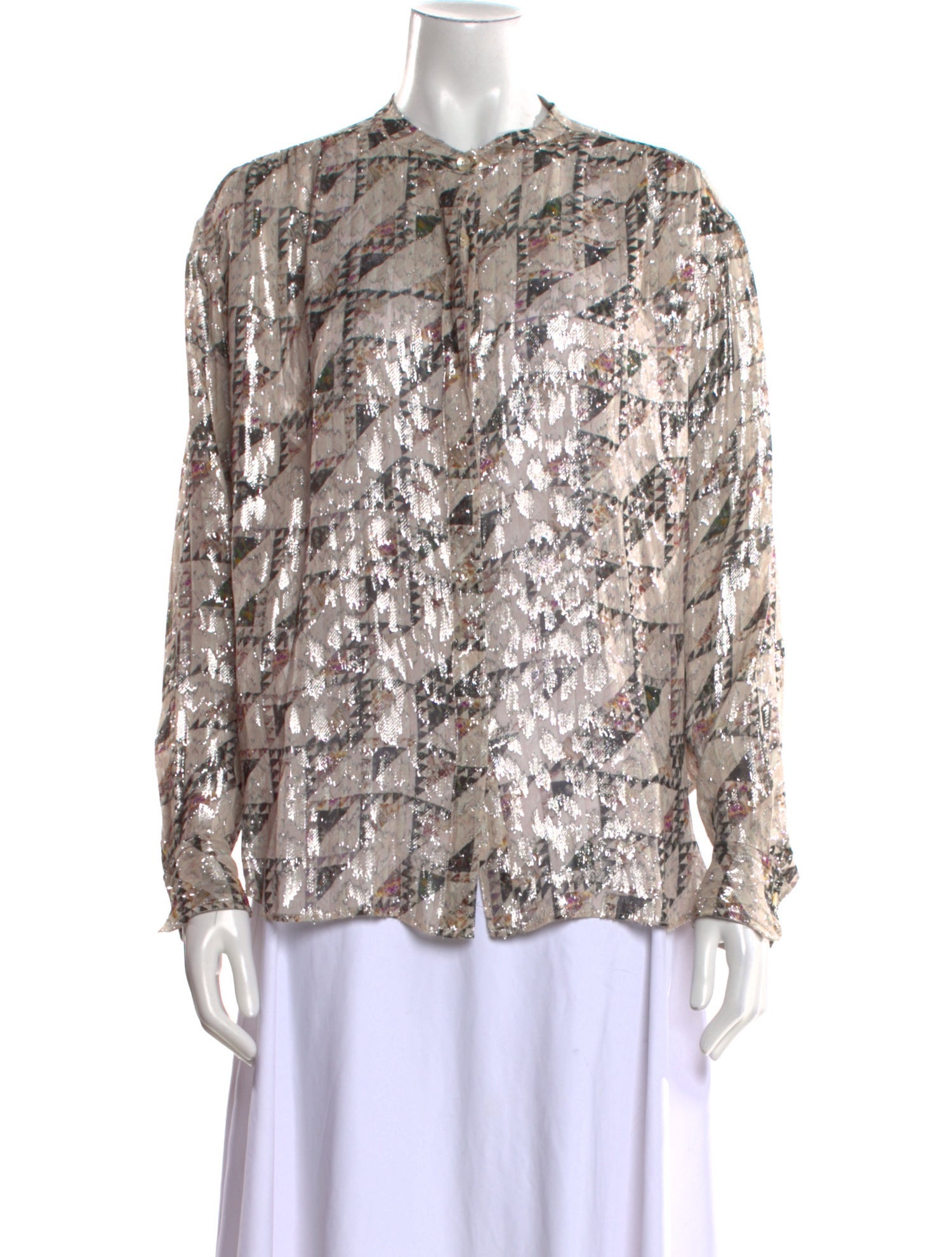 Isabel Marant Silk Printed Blouse