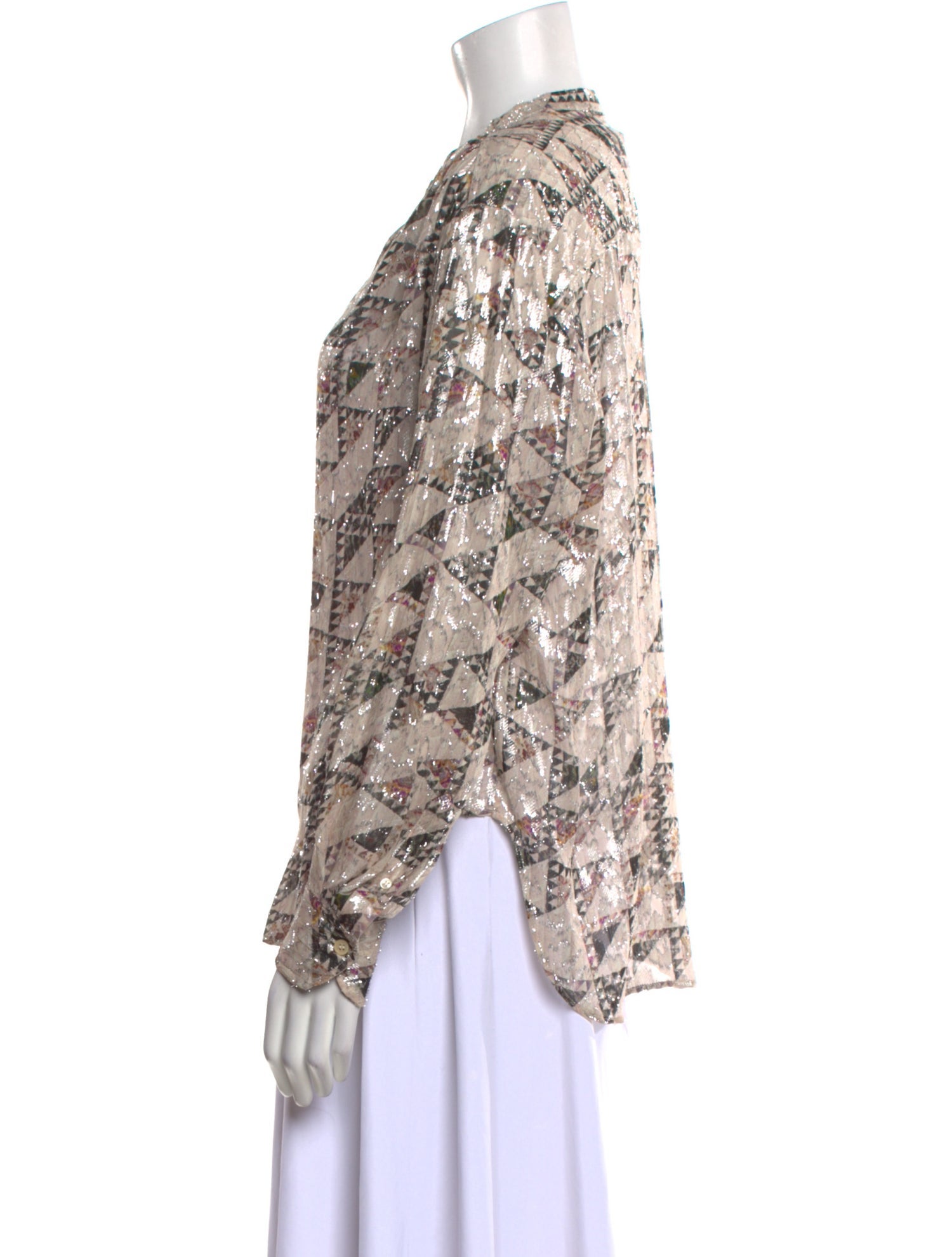 Isabel Marant Silk Printed Blouse