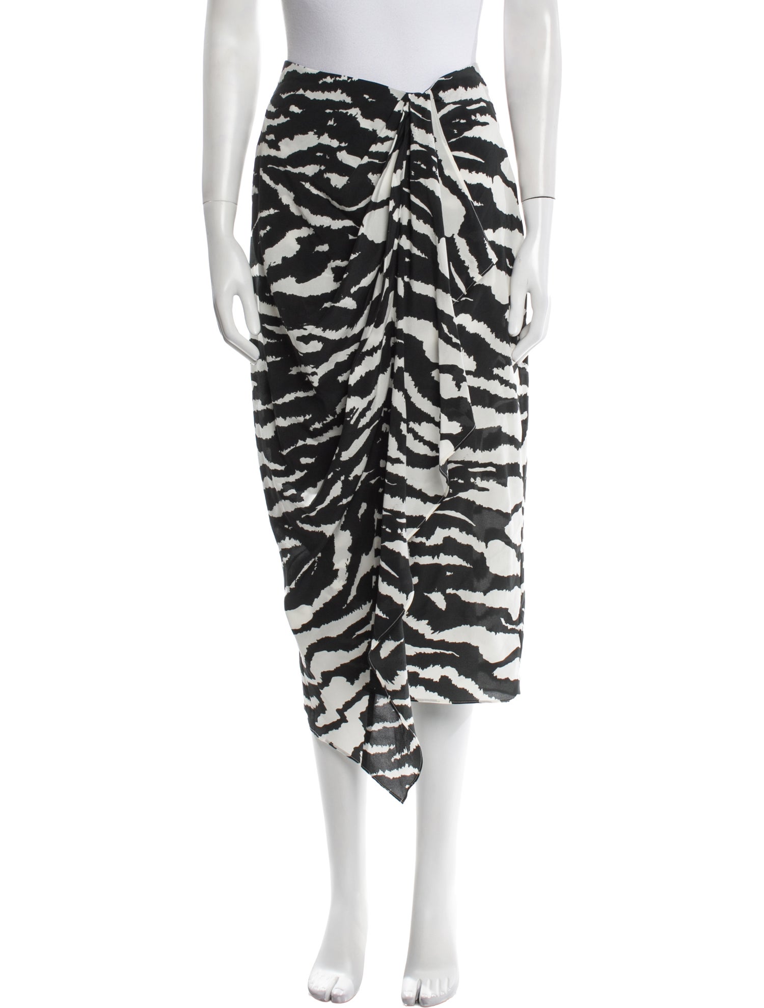 Isabel Marant Silk Midi Length Skirt