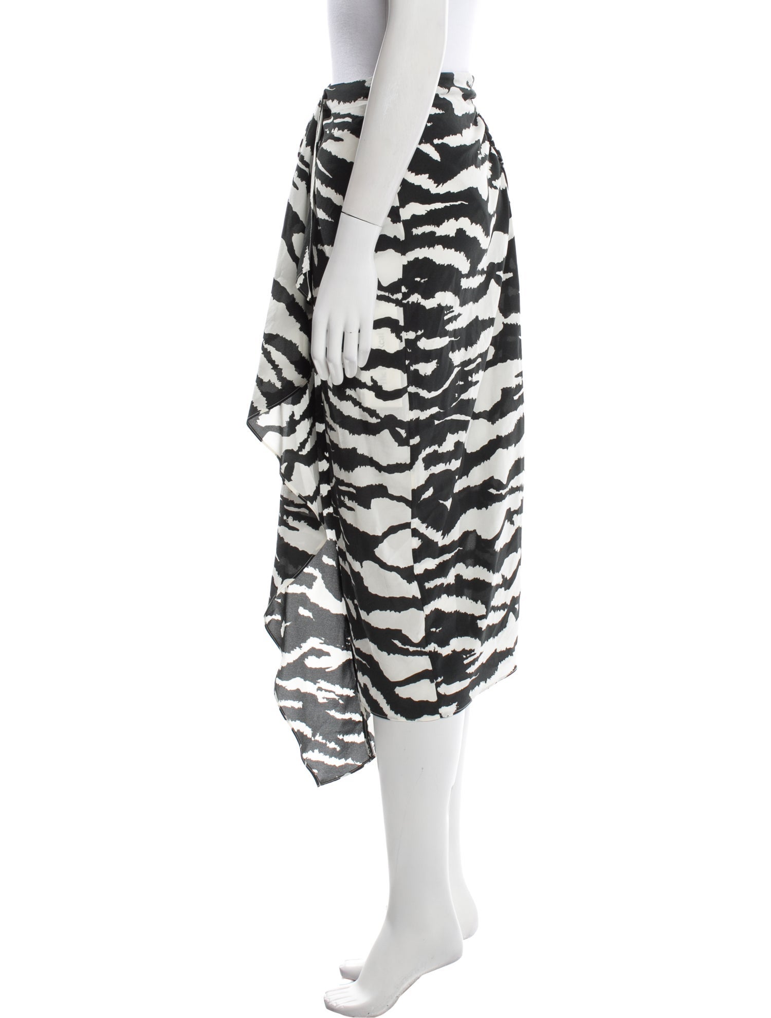 Isabel Marant Silk Midi Length Skirt