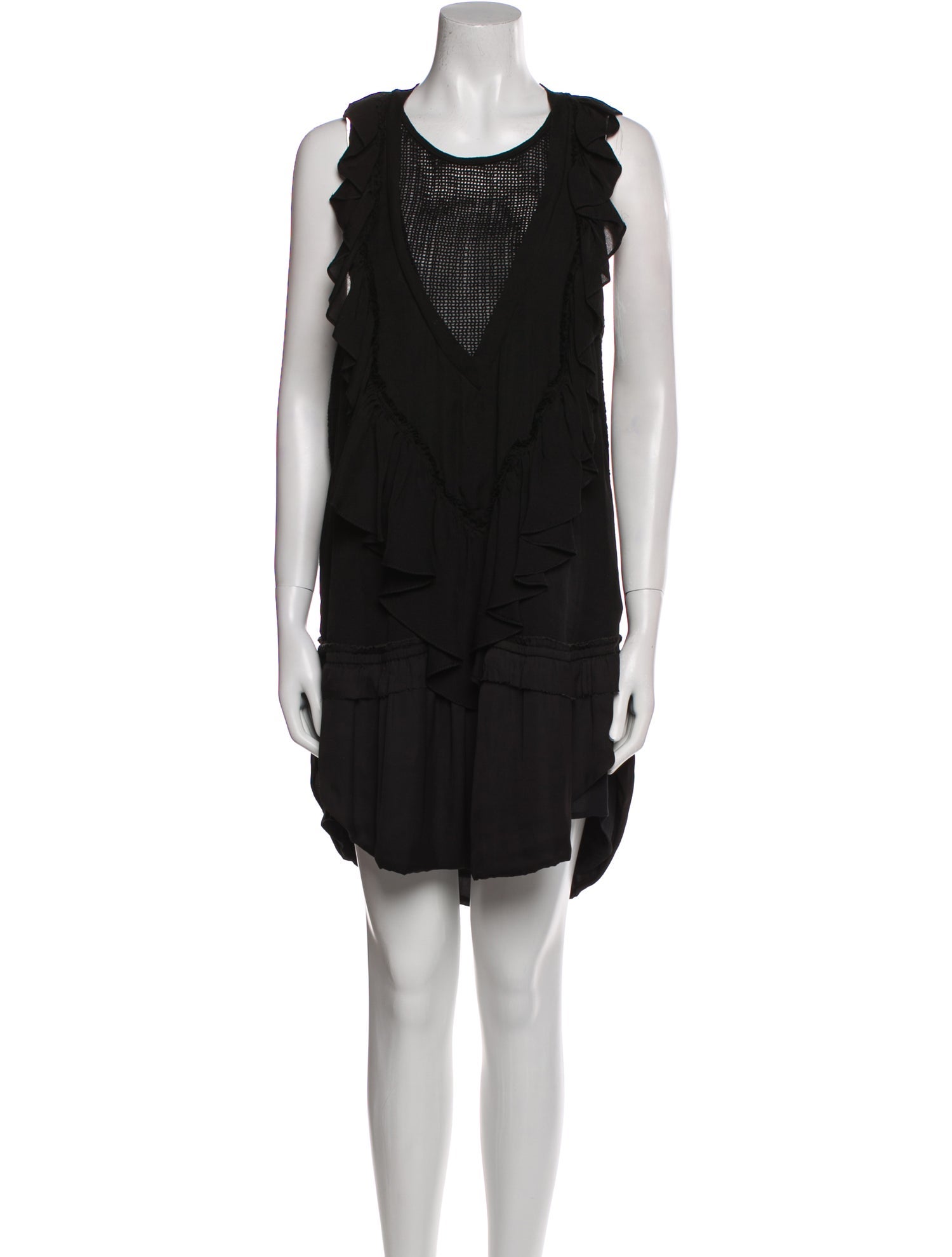 Isabel Marant Scoop Neck Knee-Length Dress
