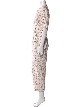 Isabel Marant Printed V-Neck Jumpsuit