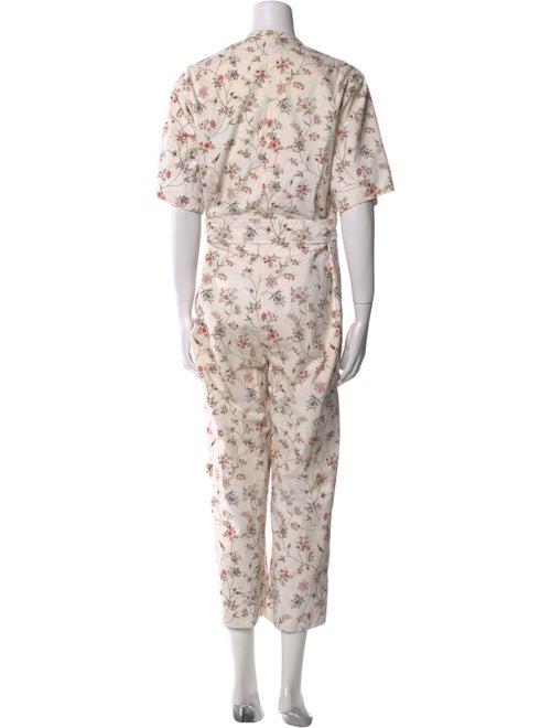 Isabel Marant Printed V-Neck Jumpsuit