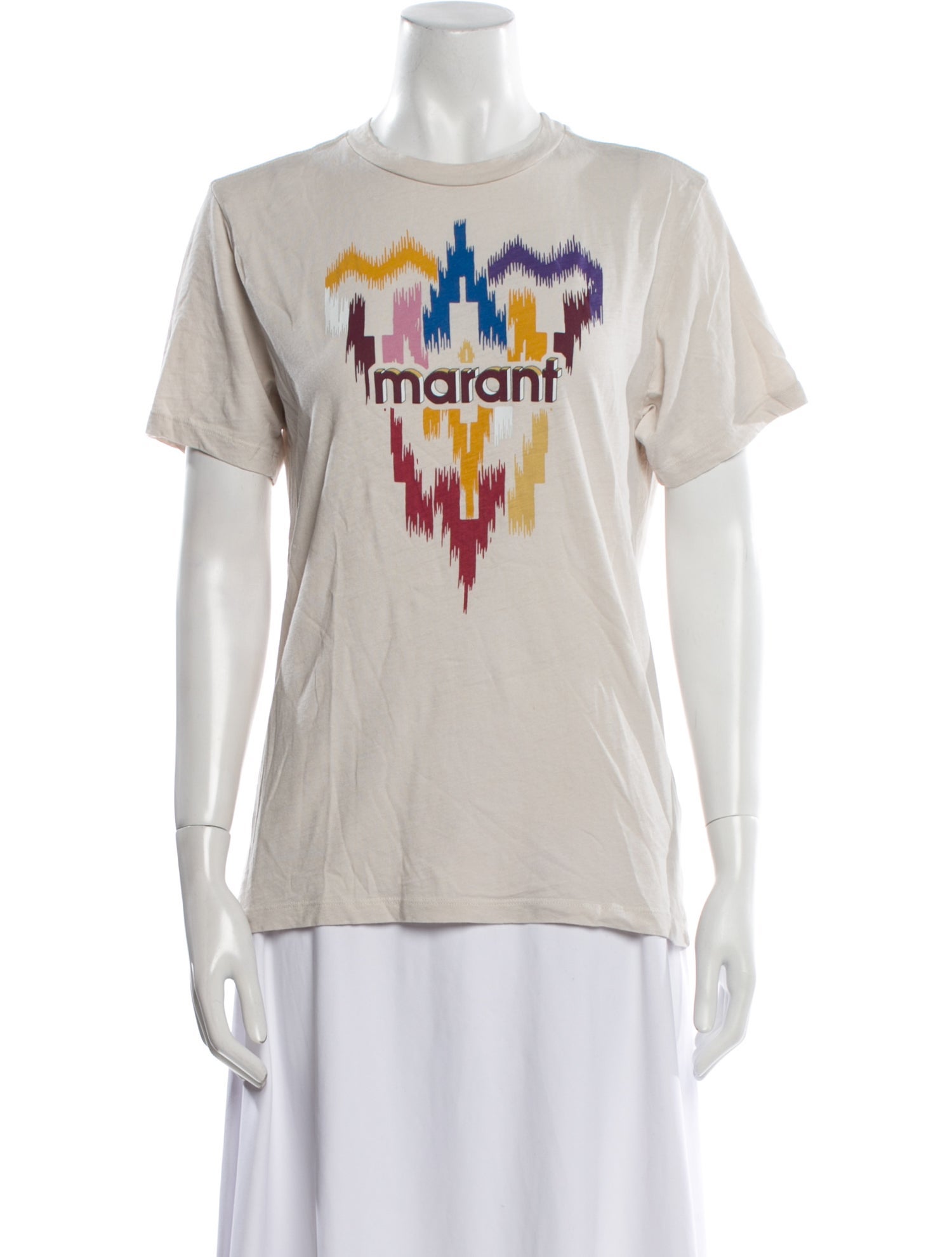 Isabel Marant Graphic Print Crew Neck T-Shirt