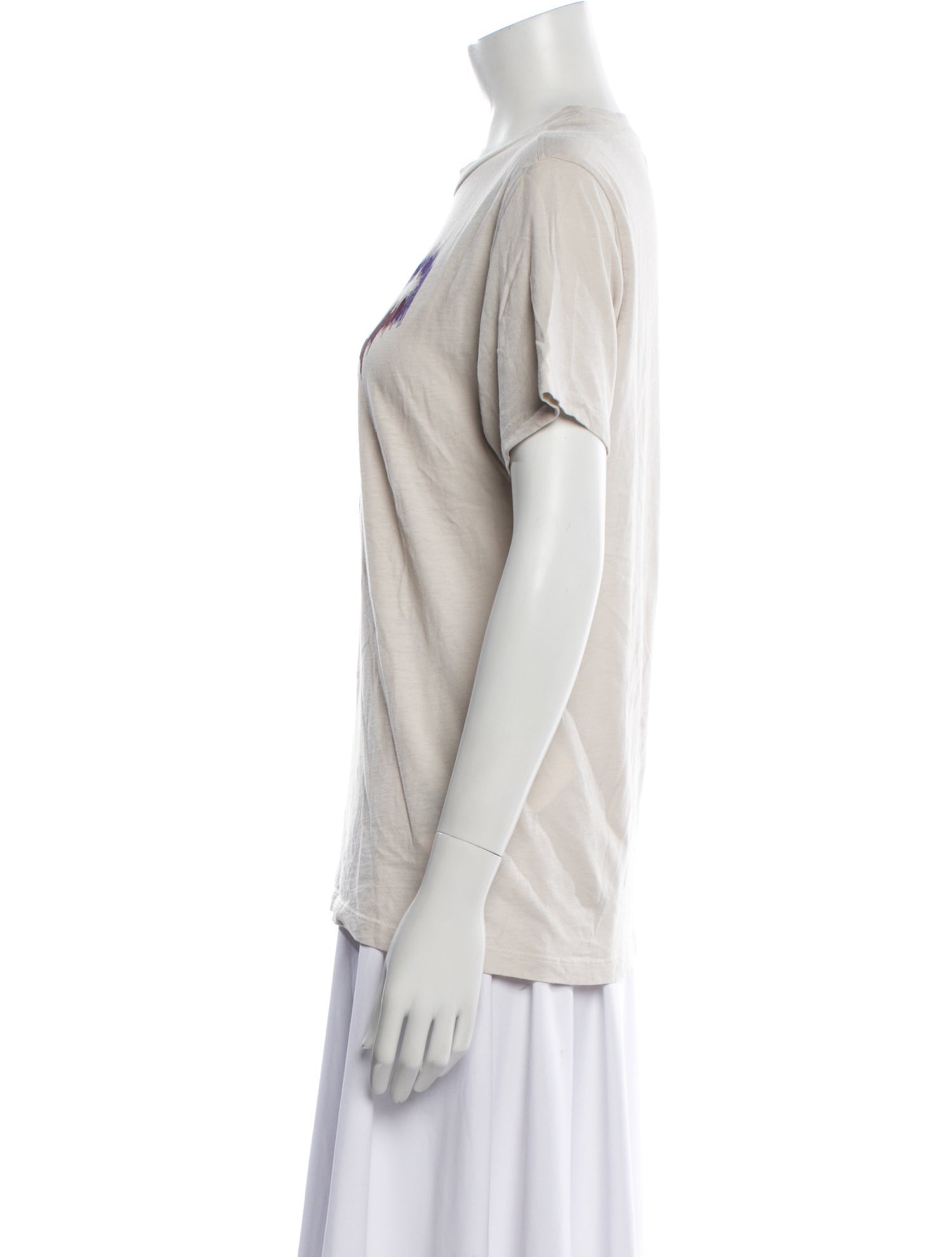 Isabel Marant Graphic Print Crew Neck T-Shirt