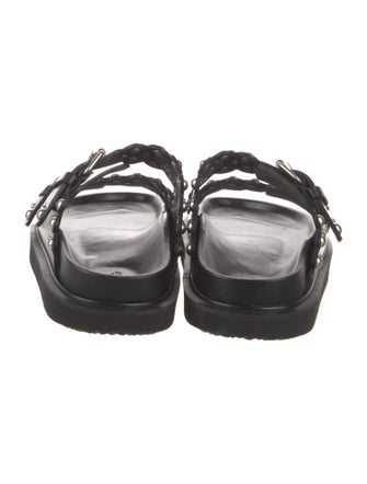 Isabel Marant Leather Studded Accents Slides