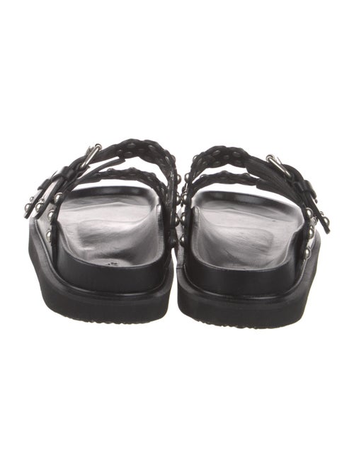 Isabel Marant Leather Studded Accents Slides