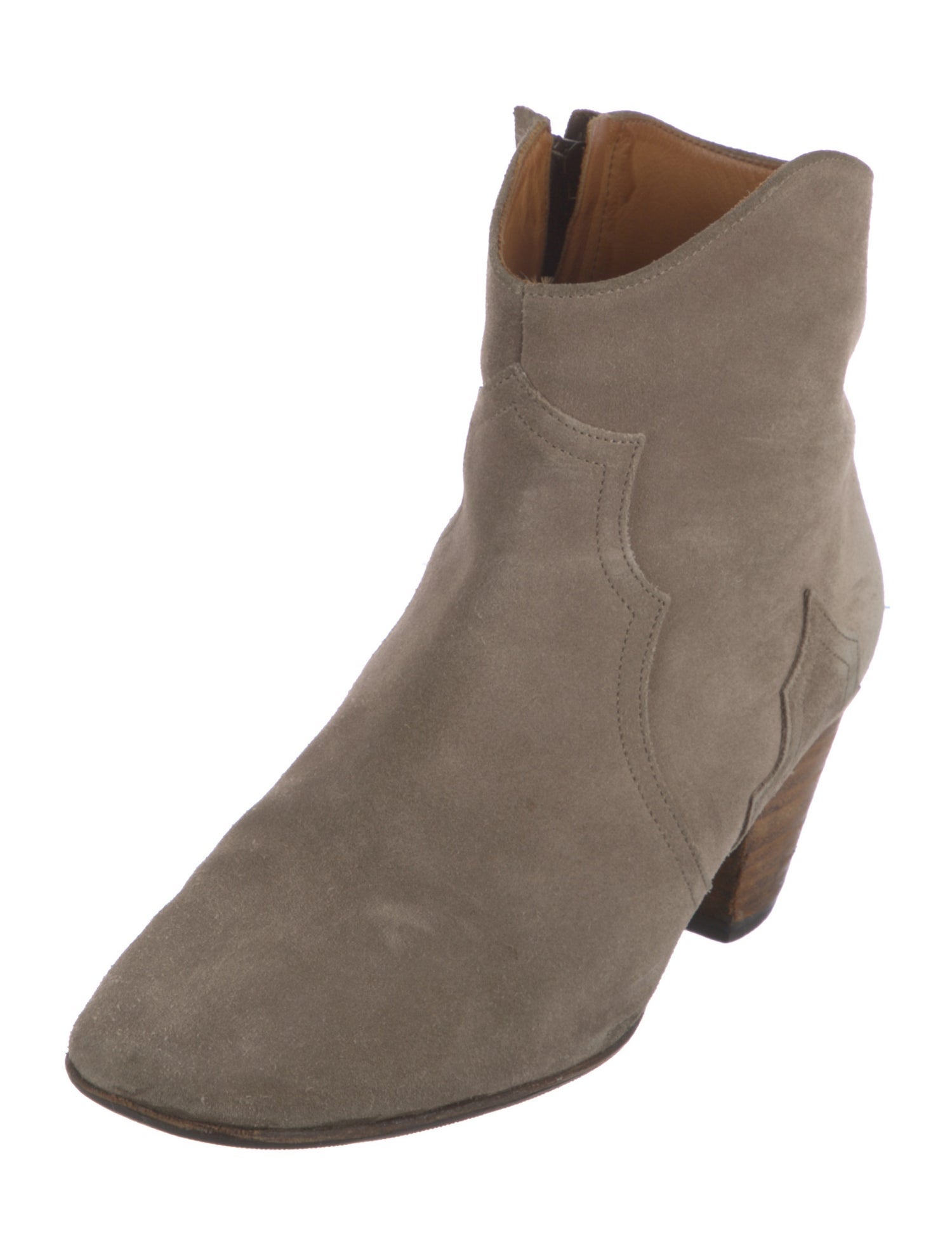 Isabel Marant Suede Western Boots