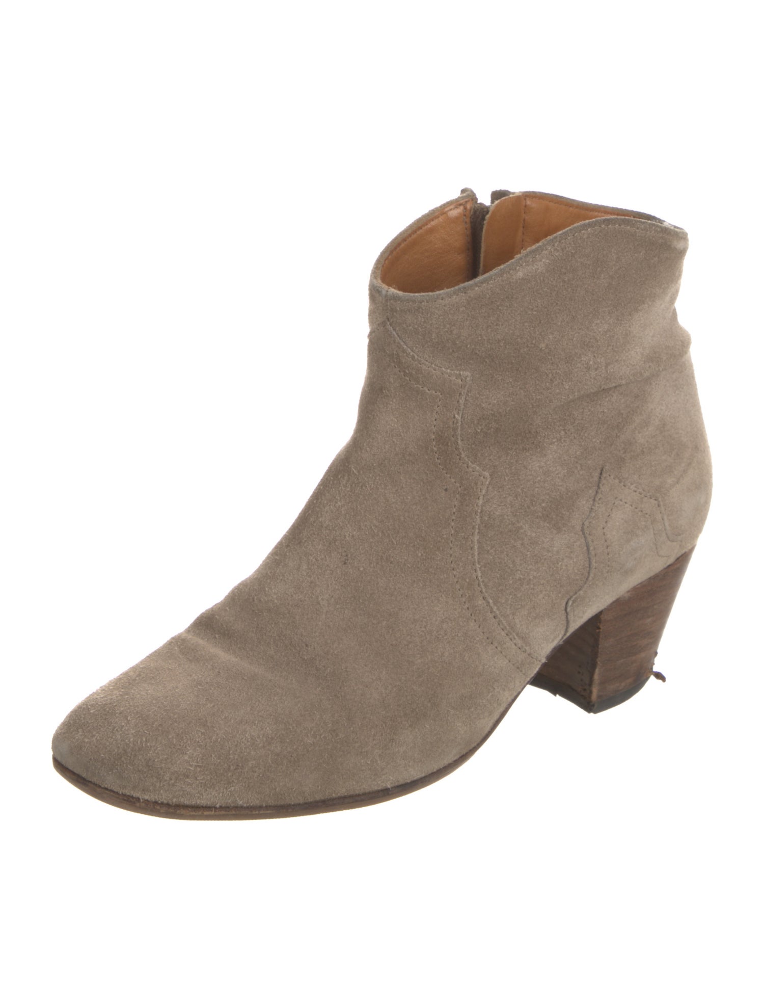 Isabel Marant Suede Western Boots