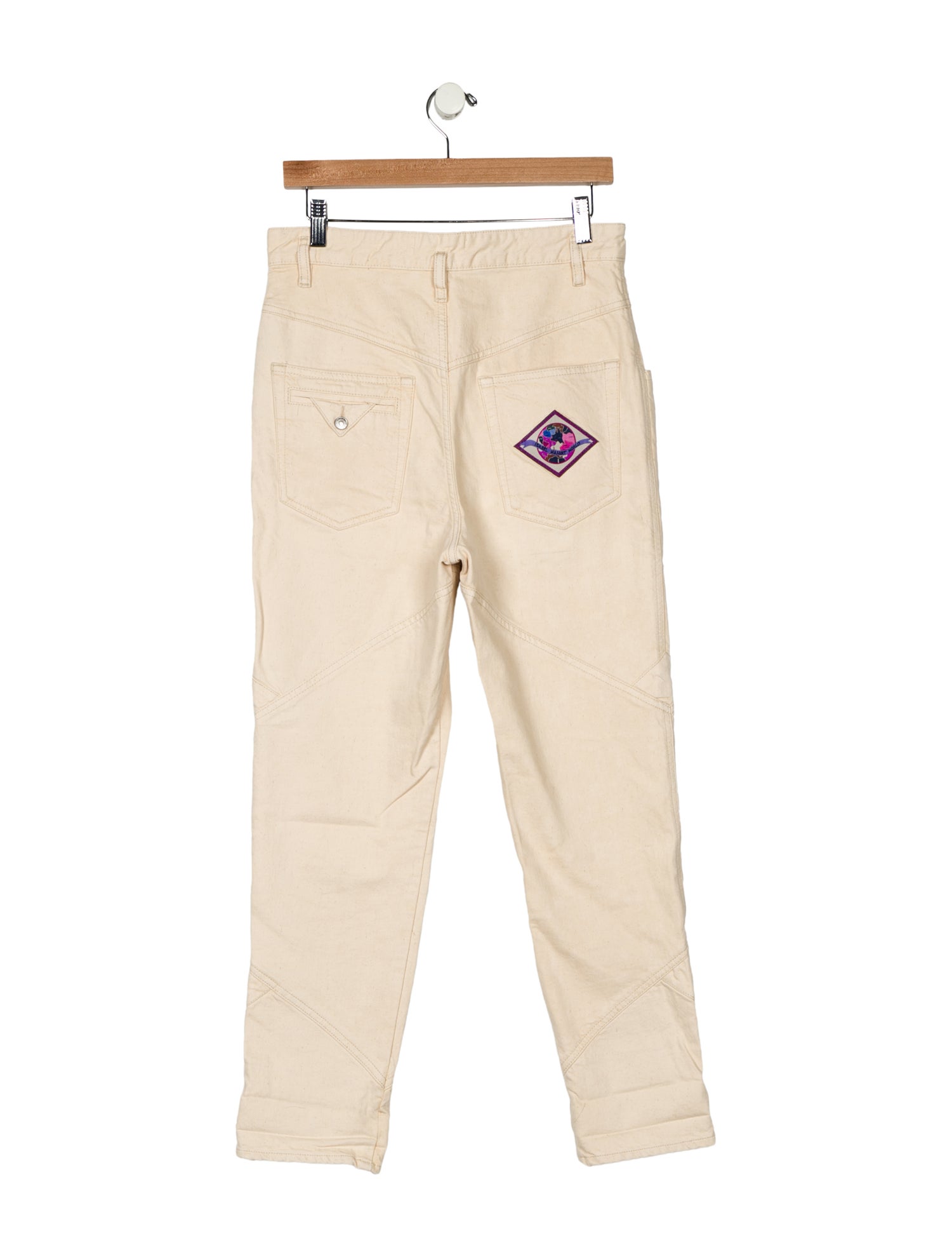 Isabel Marant High-Rise Straight Leg Jeans