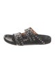 Isabel Marant Leather Studded Accents Slides