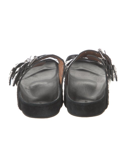 Isabel Marant Leather Studded Accents Slides