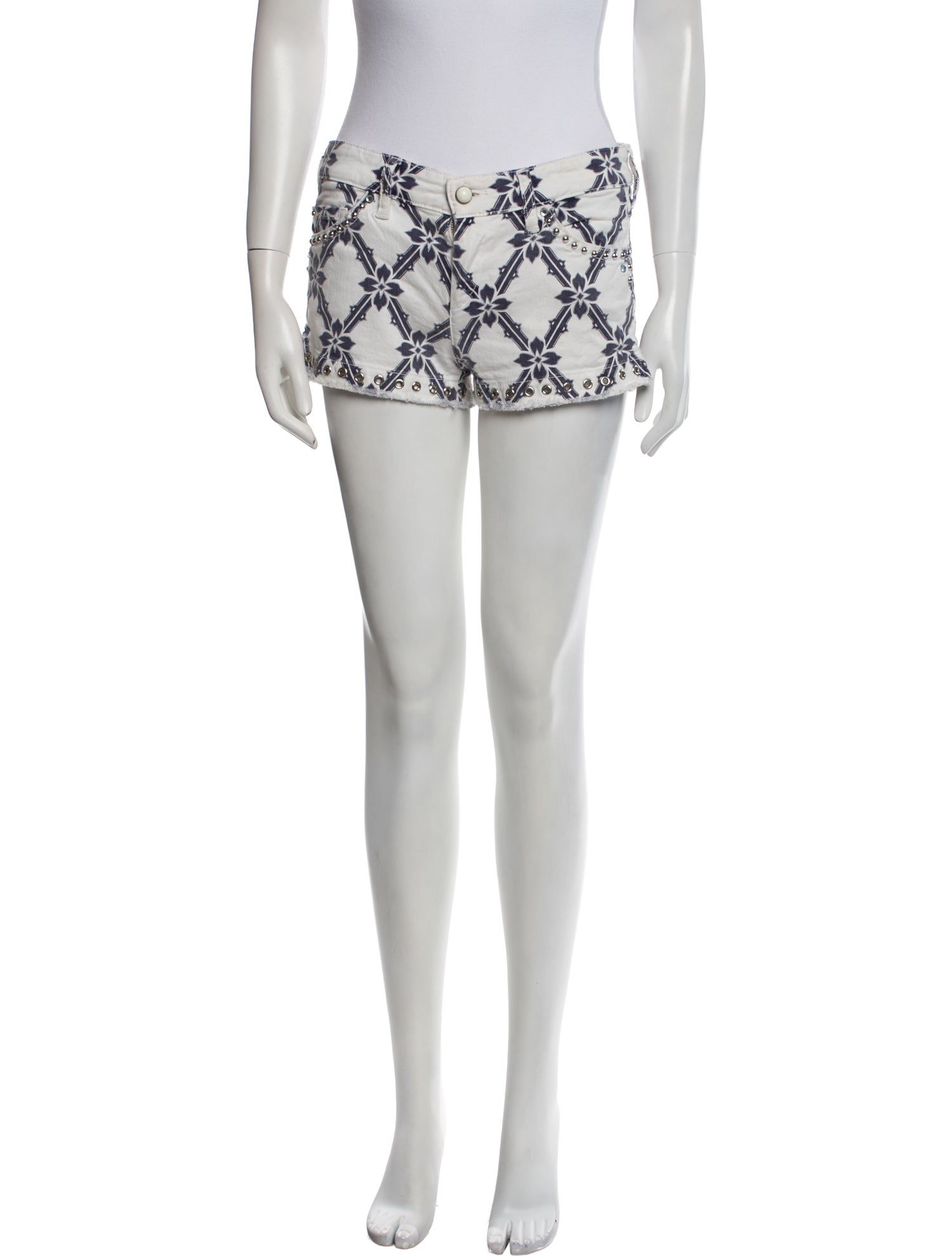 Isabel Marant Printed Mini Shorts