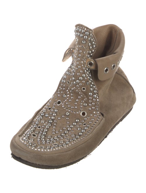 Isabel Marant Suede Studded Accents Loafers