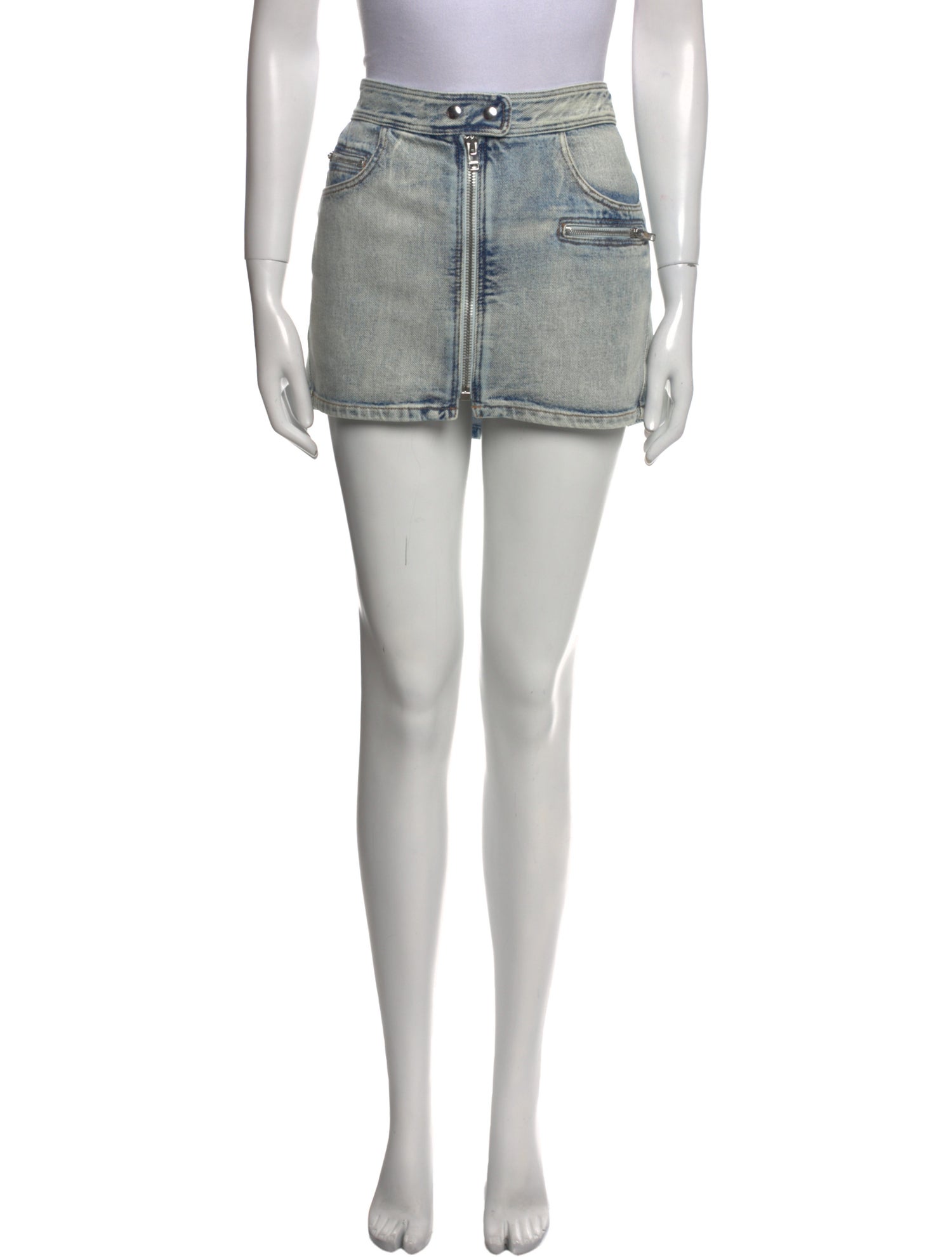 Isabel Marant Distressed Accents Mini Skirt
