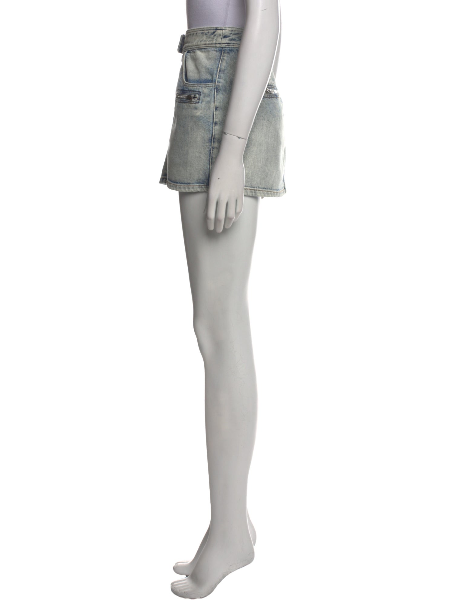 Isabel Marant Distressed Accents Mini Skirt